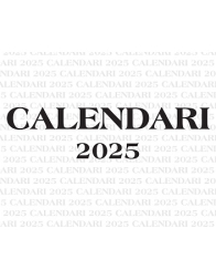 CALENDARI 2025