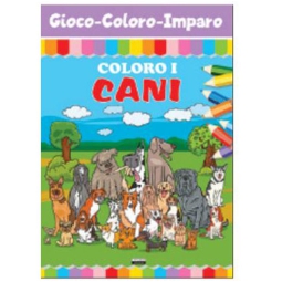 LIBRO DA COLORARE COLORO I CANI ASSORTITI A V.1,90