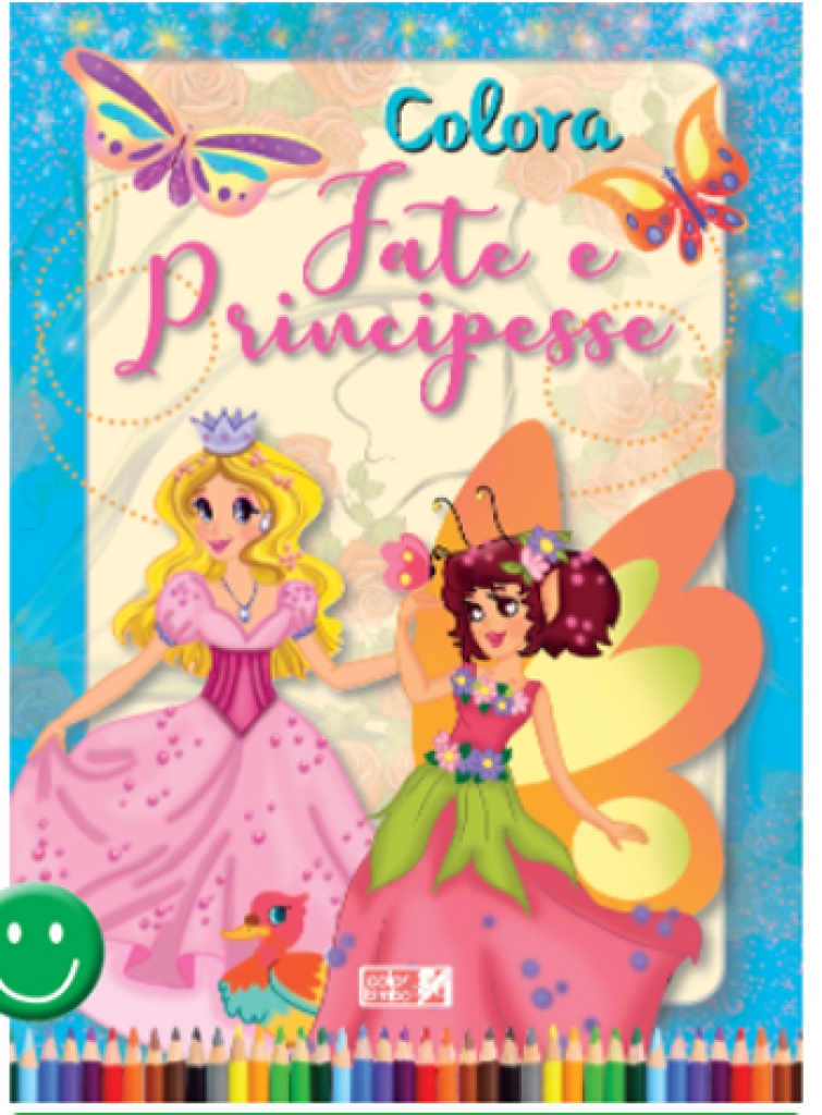 LIBRO DA COLORARE FATE E PRINCIPESSE 192PG V.4,90: vendita ingrosso con  consegna veloce