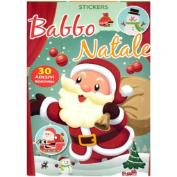 STICKERS BABBO NATALE    24PG CRESCERE V.4,90