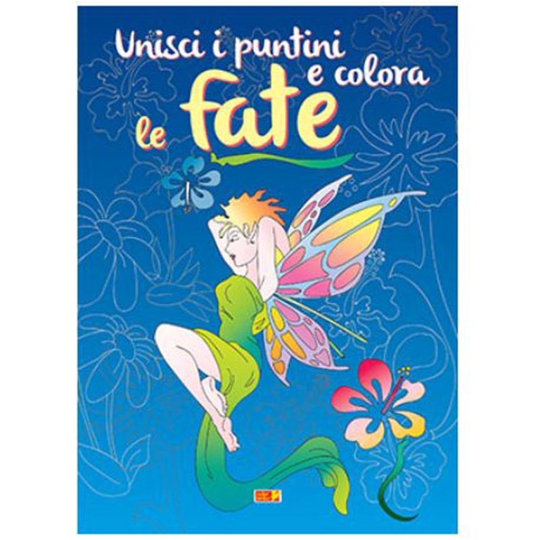 LIBRO DA COLORARE UNISCI PUNTINI FATE 64PG V.4,90