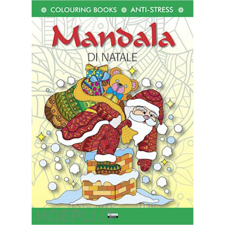 LIBRO DA COLORARE MANDALA NATALE 64PG V.4,90