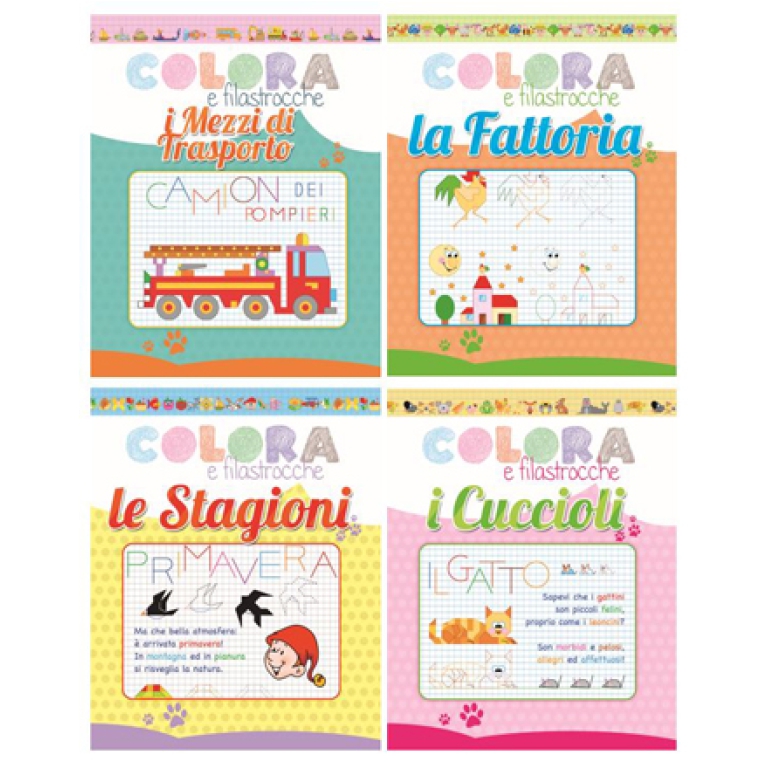 LIBRO DA COLORARE  FILASTROCCHE V.2,50