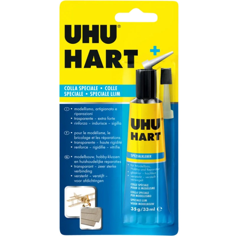 COLLA UHU HART 35ML MODELLISMO BLISTER