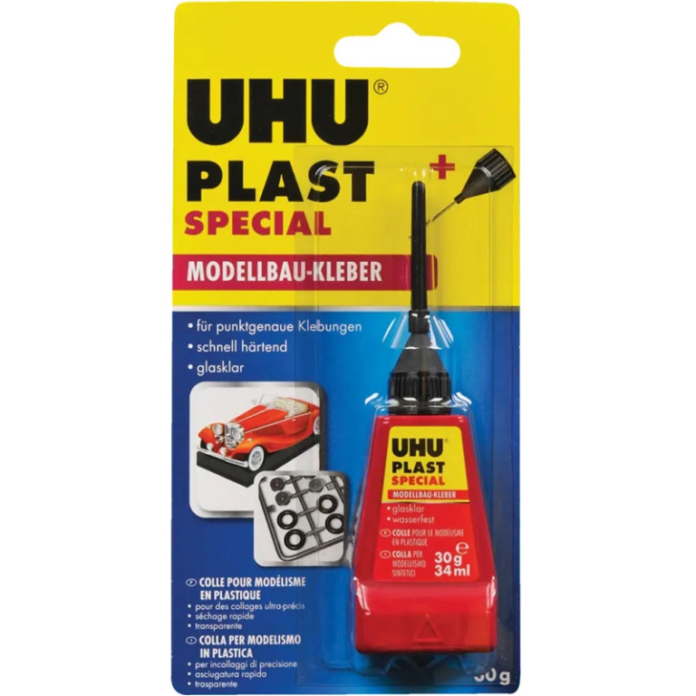 COLLA UHU PLAST 30GR MODELLISMO BLISTER