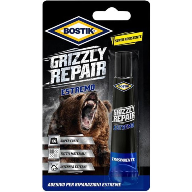 COLLA BOSTIK GRIZZLY REPAIR ESTREMO 20GR BLISTER