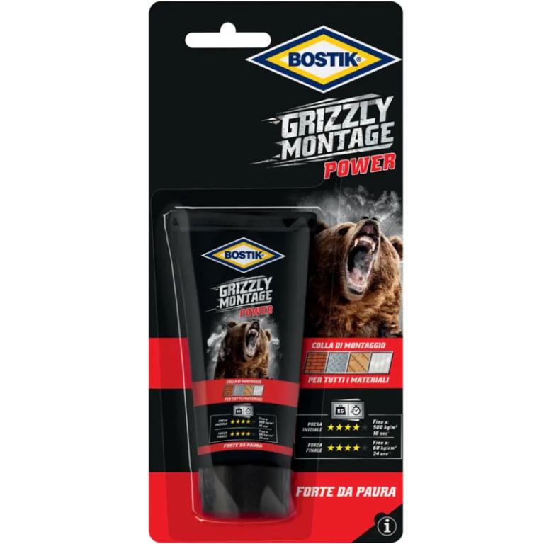 COLLA BOSTIK GRIZZLY MONTAGE POWER 100GR BLISTER