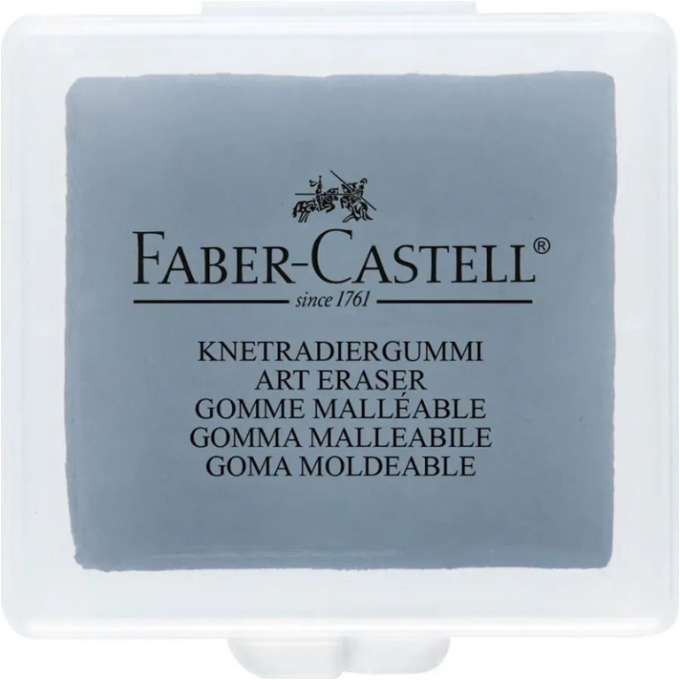 GOMME PANE 18PZ QUADRATA GRIGIA FABER CASTELL 3