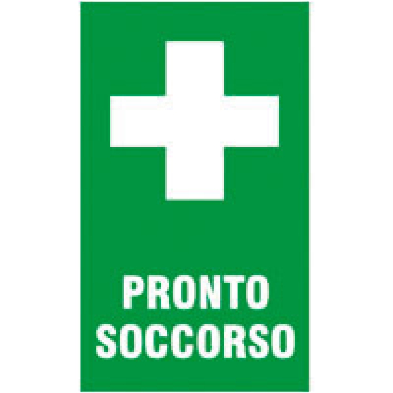 TARGA 20X30 PRONTO SOCCORSO ECONOMICA 6061