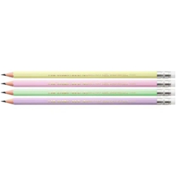 MATITE BIC EVOLUTION 12PZ CON GOMMA PASTEL