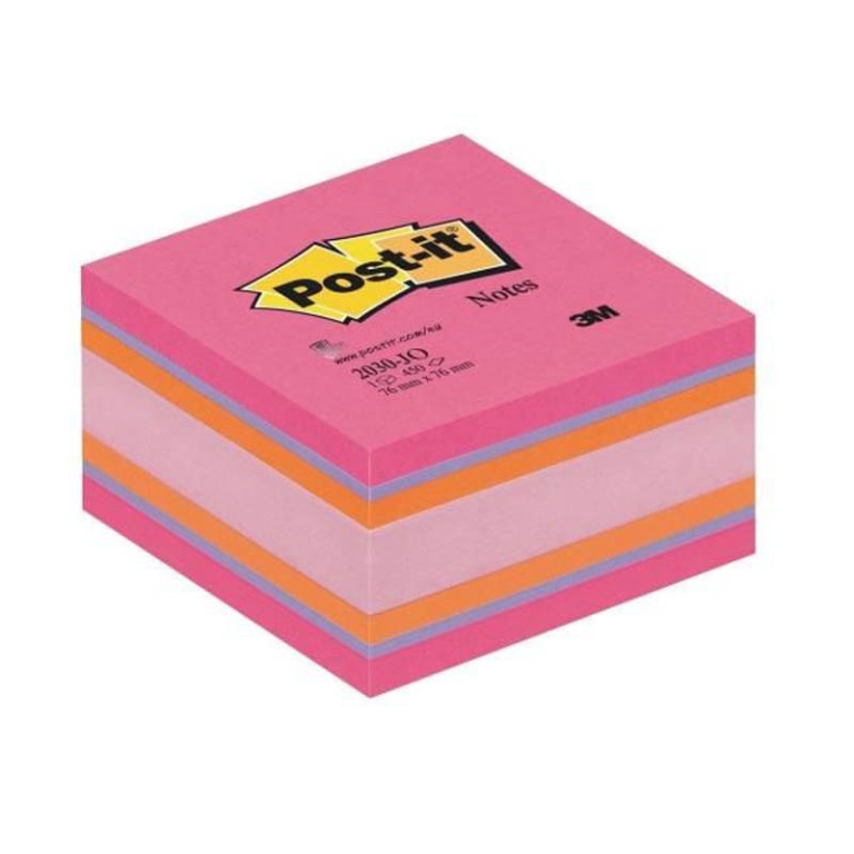 POST-IT 3M CUBO 76X76 450FG 2PZ COLORATO 654