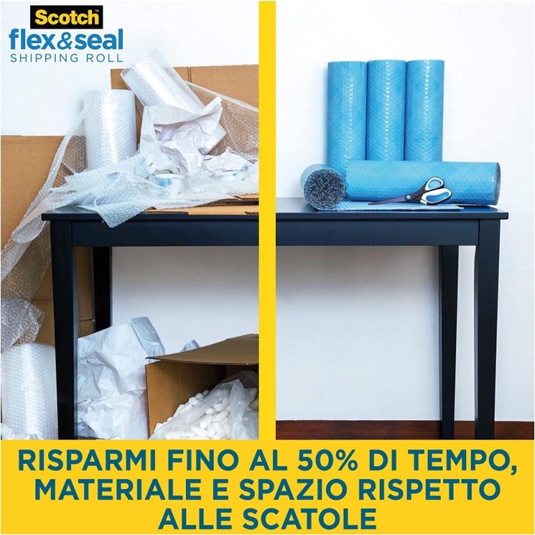 ROTOLO IMBALLO SPEDIZIONI 38CM X 3MT FLEX & SEALS 3