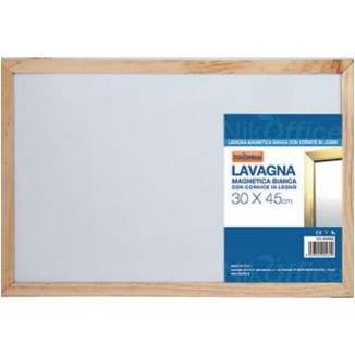 Cornice in legno bianco 30x45cm cm