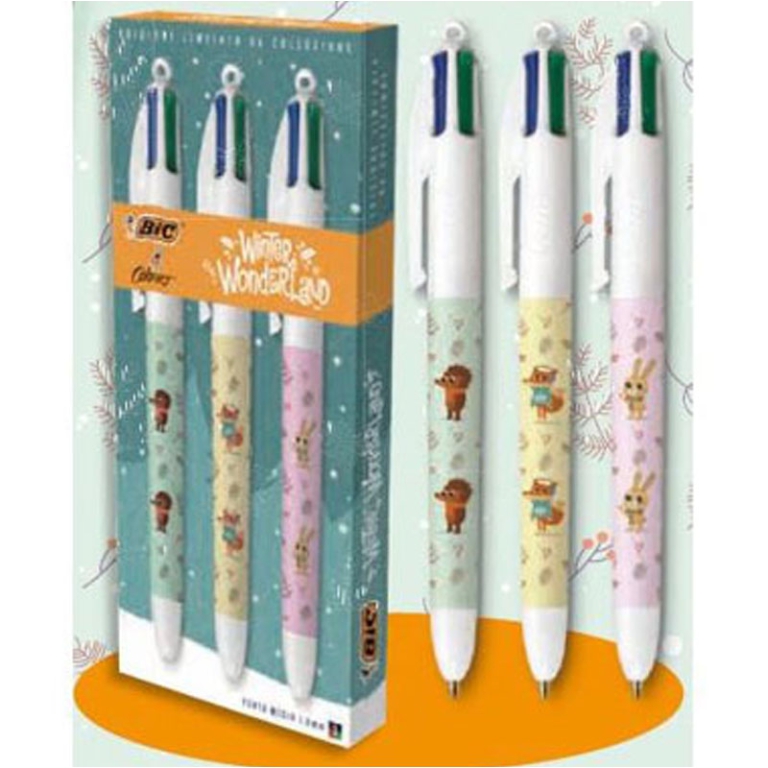 BIC 4 COLORI 10CF 3PZ    WINTER WONDERLAND 2