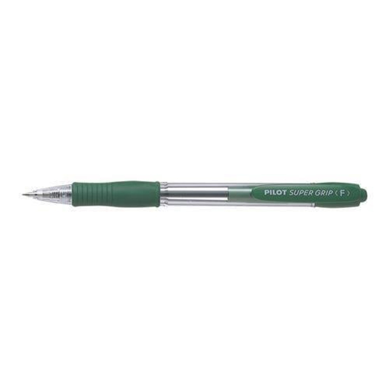 SFERA SUPERGRIP VERDE 12PZ SCATTO FINE PILOT