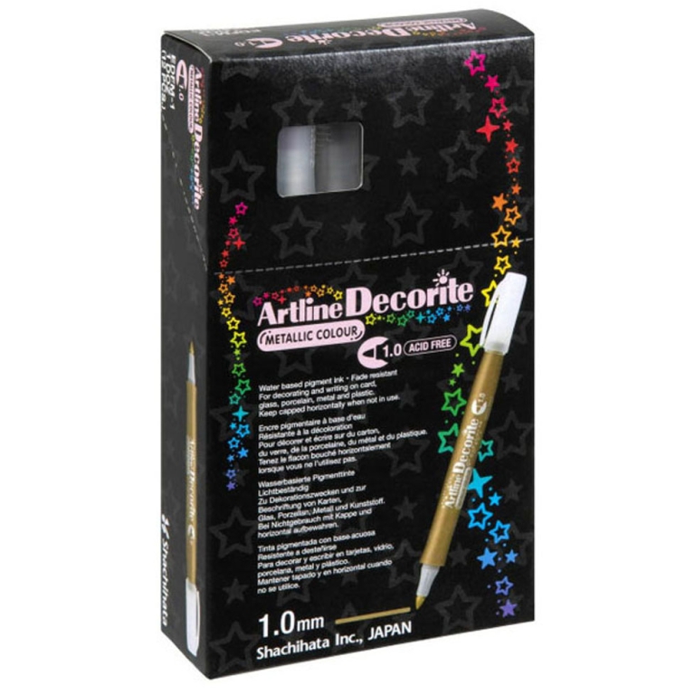 DECORITE PUNTA TONDA 12PZ ARGENTO ARTLINE 3