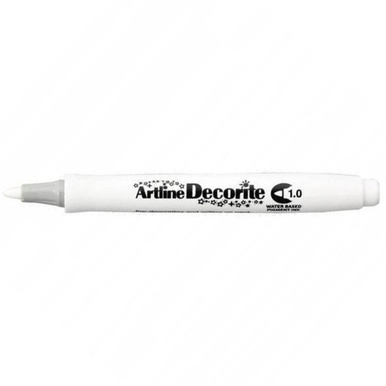 DECORITE PUNTA TONDA 12PZ BIANCO ARTLINE