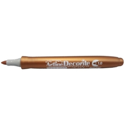 DECORITE PUNTA TONDA 12PZ BRONZO METALLIC ARTLINE