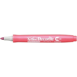 DECORITE PUNTA TONDA 12PZ ROSA METALLIC ARTLINE