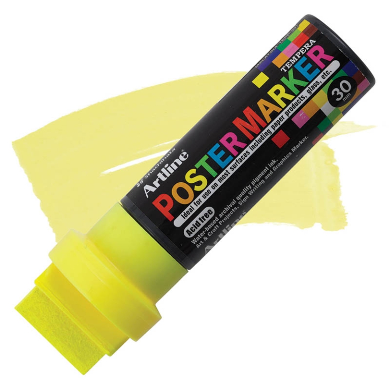 PENNARELLO POSTER MARKER TEMPERA GIALLO ARTLINE