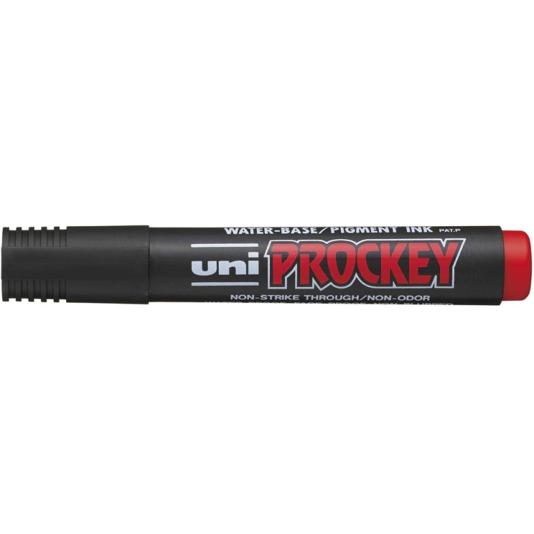 PENNARELLI UNI PROCKEY 12PZ PUNTA TONDA ROSSO 2