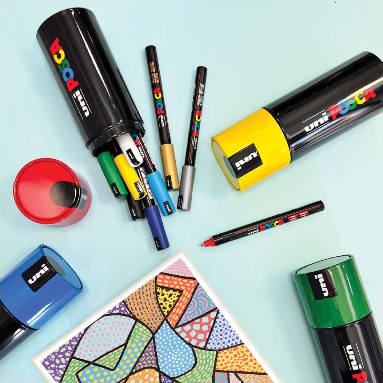 POSCA PEN 9PZ PC1 ULTRA FINE 0,7MM GIFT BOX