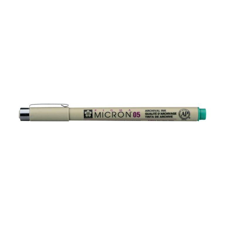 FINELINER PIGMA MICRON (05) 0,45MM VERDE 12PZ