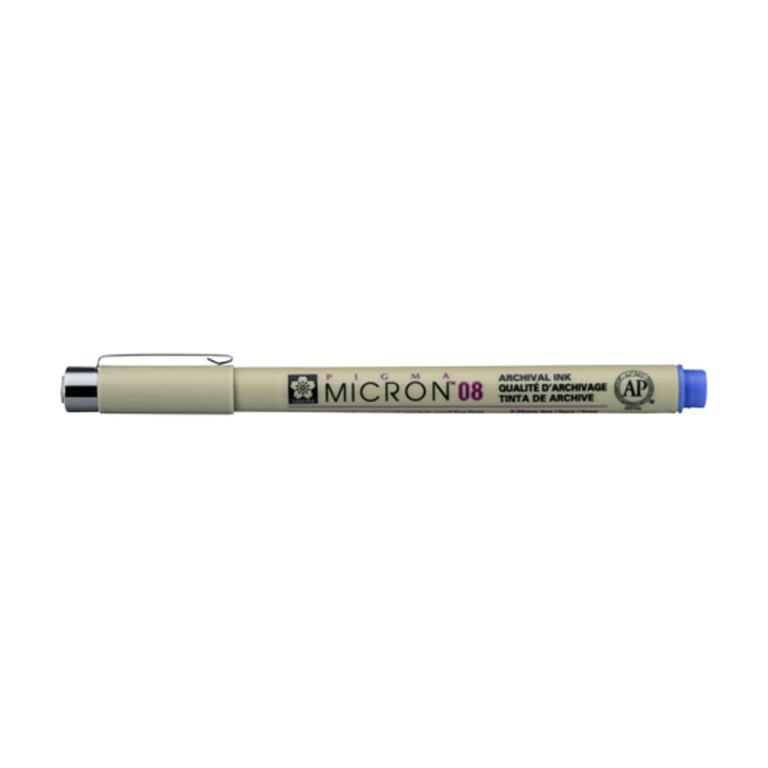 FINELINER PIGMA MICRON (08) 0,5MM BLU 12PZ