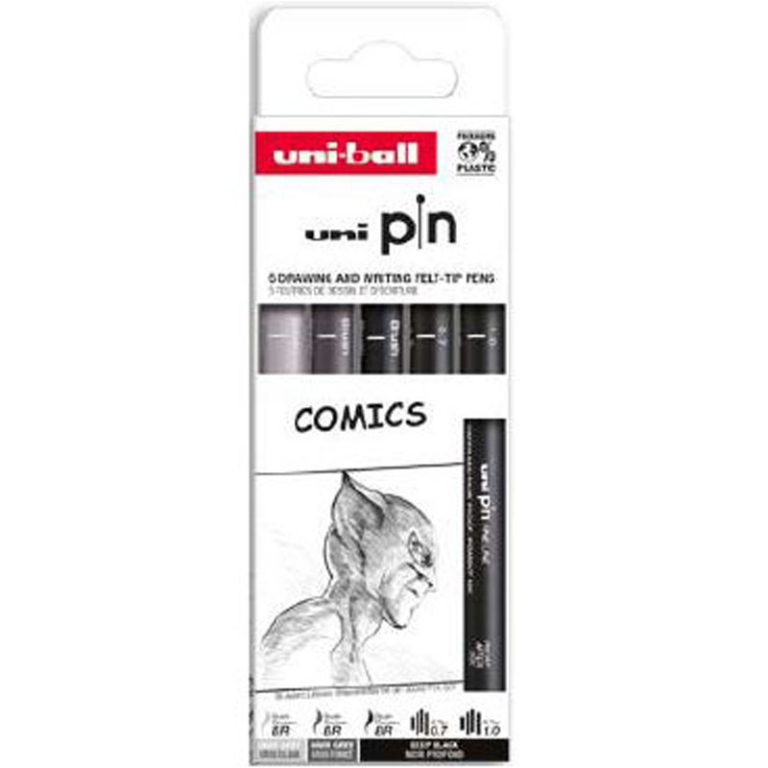 UNIPIN FINELINER 5PZ     COMICS