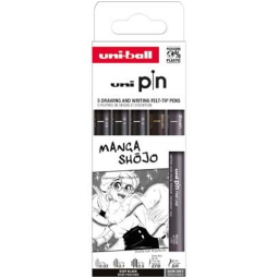 UNIPIN FINELINER 5PZ     MANGA SHOJO