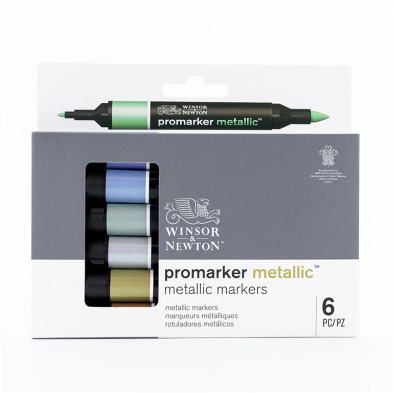 ASTUCCIO PROMARKER 6 PEZZI METALLIC 3