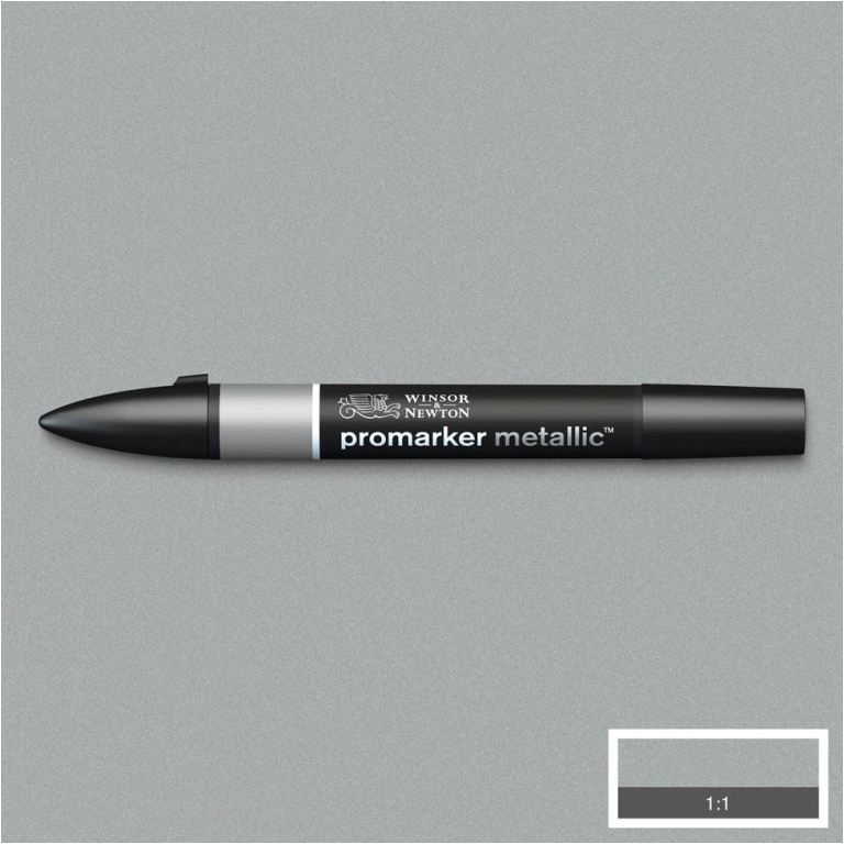 PENNARELLI PROMARKER W&N METALLIC SILVER (MTSIL) 3