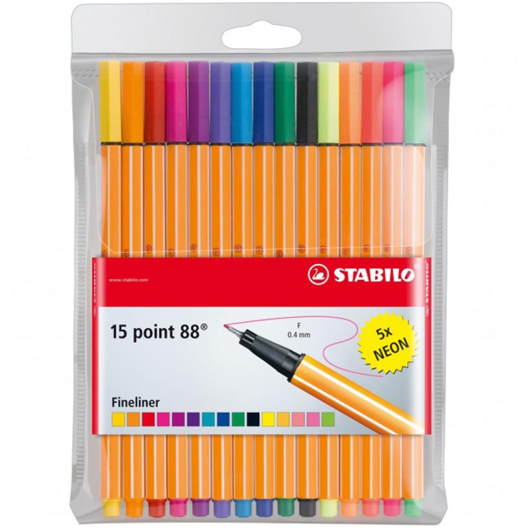 STABILO POINT 88 15 COLORI