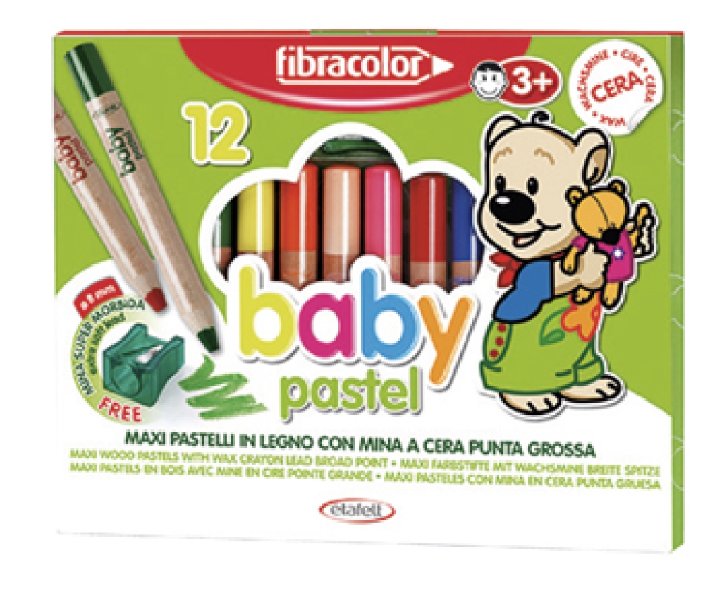 Confezione 12 Pastelli a Cera Maxi