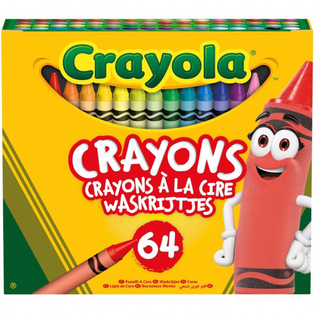 PASTELLI CERA 64 COLORI CRAYOLA: vendita ingrosso con consegna veloce