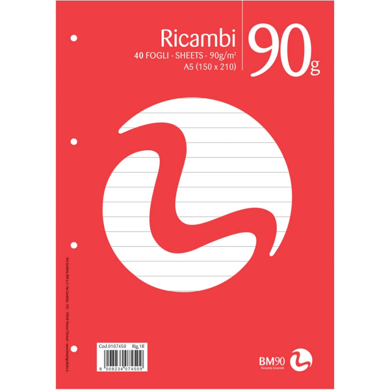 RICAMBI A5 RIG.1RIGO 90GR 2