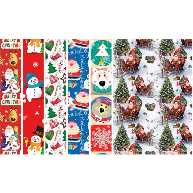 CARTA REGALO 100X140CM 25 FOGLI B4 NATALE CLASSIC 2