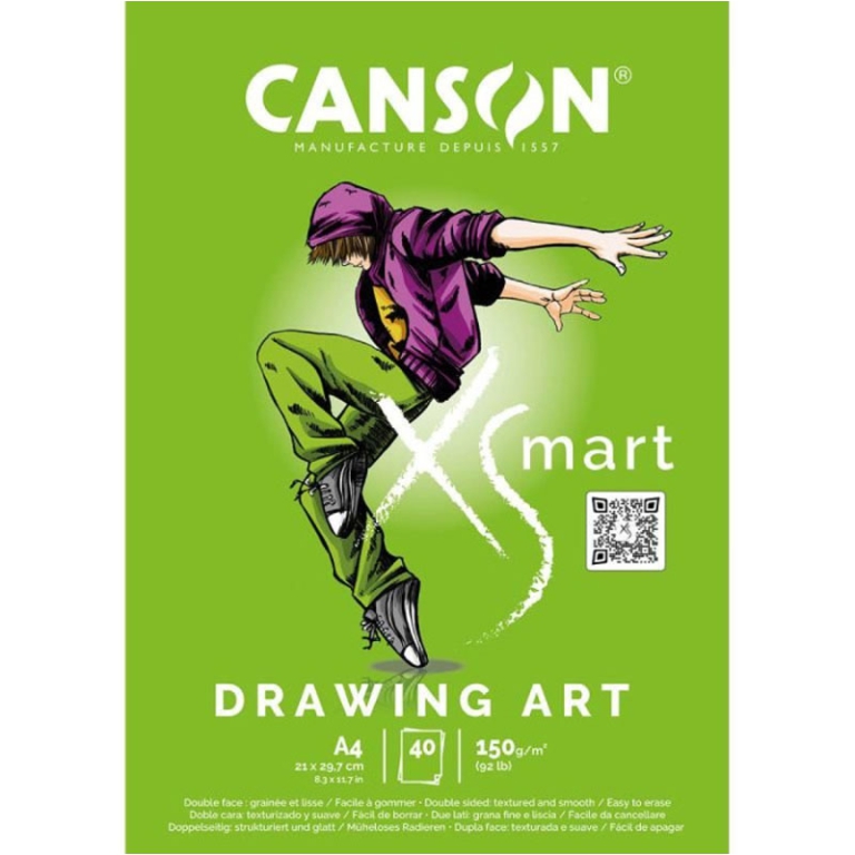 BLOCCO DRAWING ART 40FG  150GR A4 CANSON