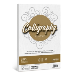 CARTA CALLIGRAPHY A4 50FG 120GR LINO BIANCO