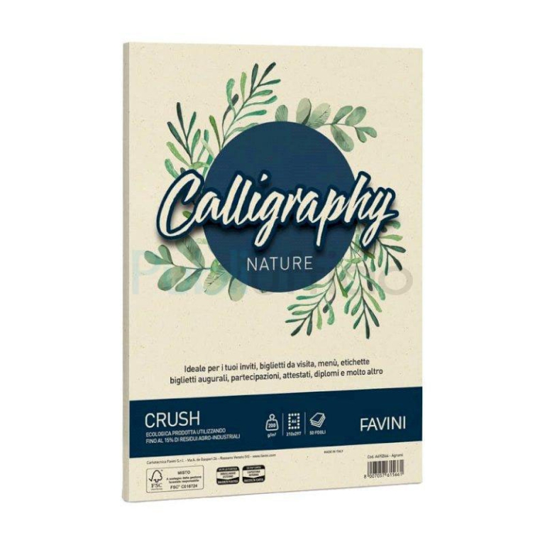 CARTA CALLIGRAPHY A4 50FG 200GR CRUSH AGRUMI