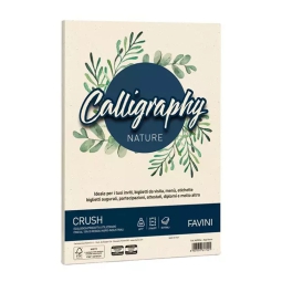 CARTA CALLIGRAPHY A4 50FG 200GR CRUSH ALGA AVORIO