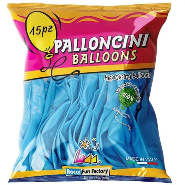 PALLONCINI 100PZ 30CM CELESTE BIO 3