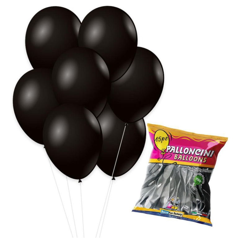 PALLONCINI 100PZ 30CM NERO BIO 2