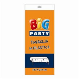 TOVAGLIA PLASTICA        135X270CM ARANCIO BLISTER