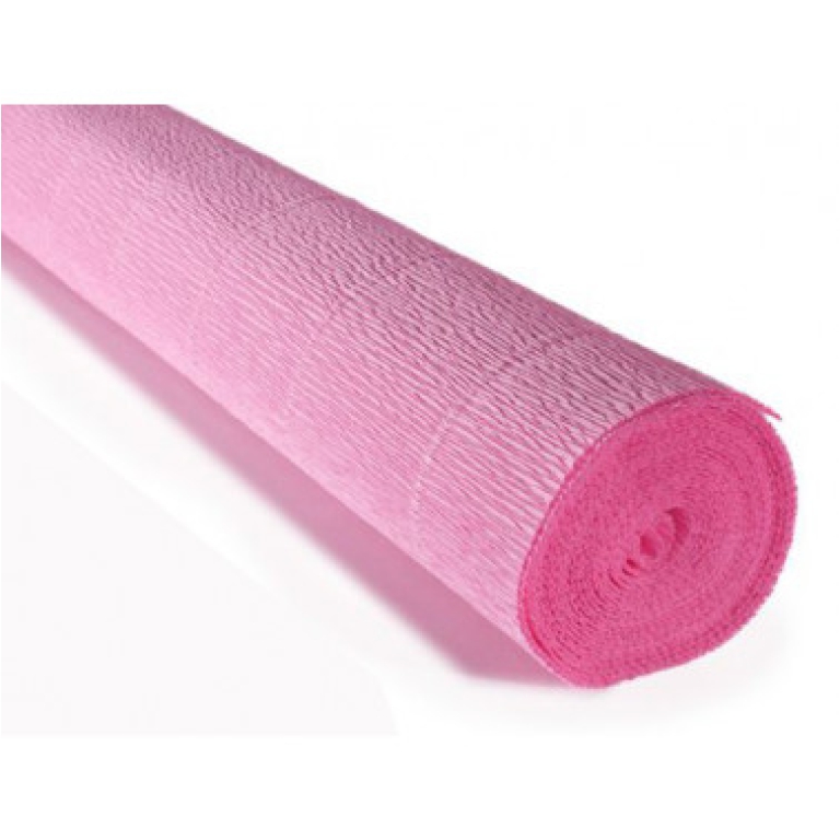 ROTOLO CARTA CRESPA 180GR ROSA ANTICO 5PZ