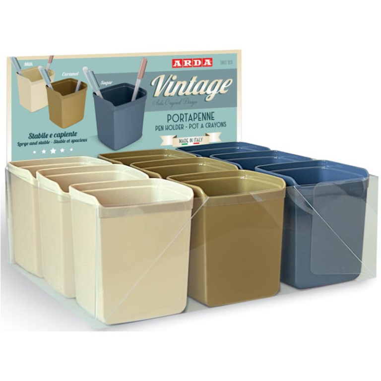 PORTAPENNE VINTAGE 9PZ   COLORI ASSORTITI