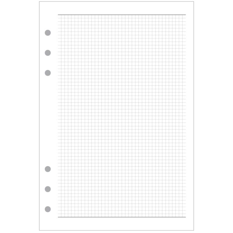 RICAMBIO ORGANIZER NOTES QUADRETTI 15X21CM 50FG