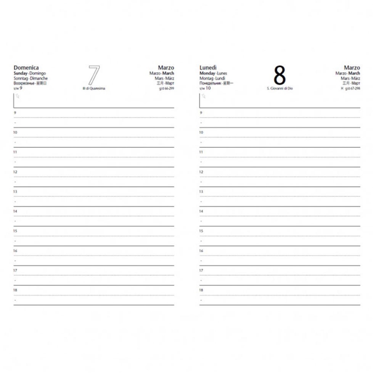 AGENDA GIORNALIERA 9X13 7123SP STRIPES 2