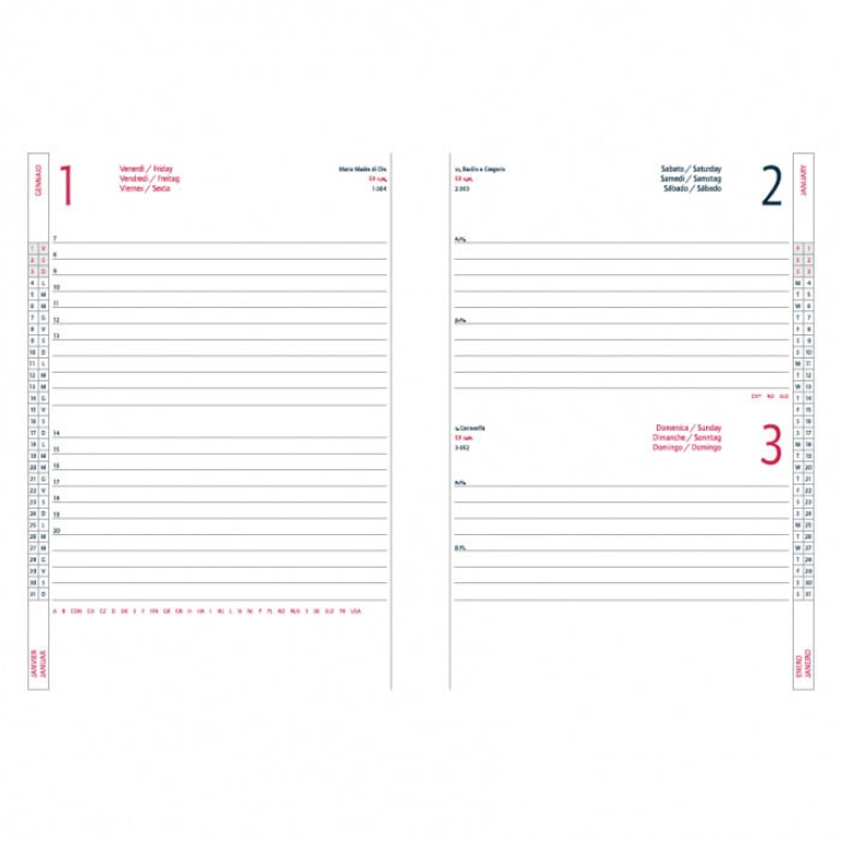 AGENDA SETTIMANALE 8X15 7125AF ALFA TASCABILE 2