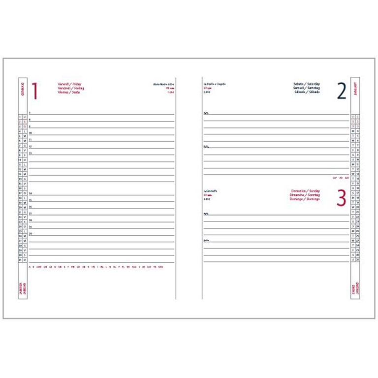 AGENDA BIGIORNALIERA 8X12 CON LACCIO TASCABILE 2